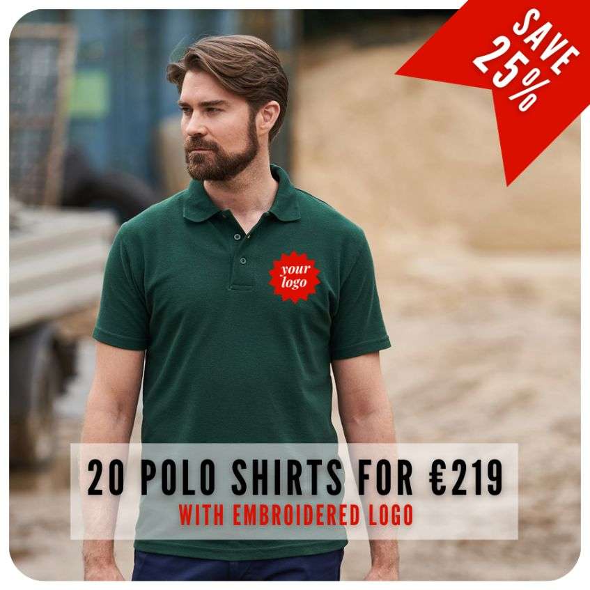 Customised Workwear Polo Shirts Dublin 15